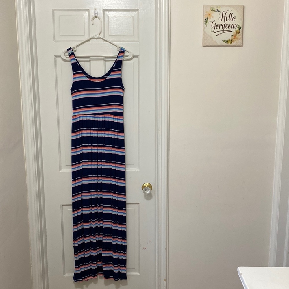 TANG-Top style maxi.  Worn one time.  Washed one time.  Maxi dress